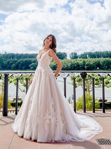 Novabella, wedding dress, duchesse