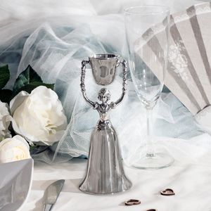 Brautbecher in Silber mit Gravur