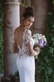 Brautkleid Sincerity 4015 Fit and Flare Kleid mit seitlichen Cut Outs