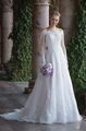 Brautkleid Sincerity 4024 A-Linien Kleid mit langen Ärmeln