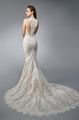 Elegantes Brautkleid von Enzoani Rückenansicht mit Spitzenverzierungen