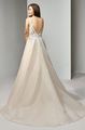 Modernes Brautkleid von Beautiful Bridal  Rückenansicht mit tiefem V-Ausschnitt