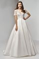 Klassisches Brautkleid von Beautiful Bridal in A-Linie Hochgeschlossen mit Illusion
